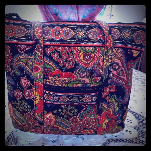 Vera Bradley Handbags - Vera Bradley Tote in Retired Symphony in Hue